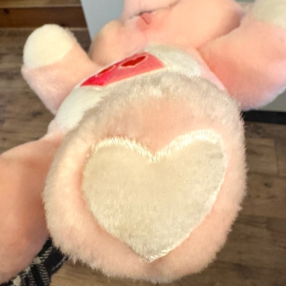 VTG 1984 Care Bears Cousin Lotsa Heart Pink Elephant Plush Stuffed Animal 13” - Picture 11 of 11